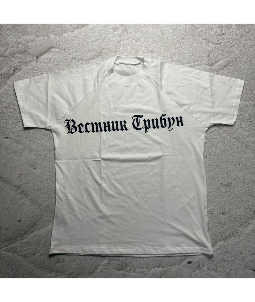 YEEZY Белая хлопковая футболка, фото 5