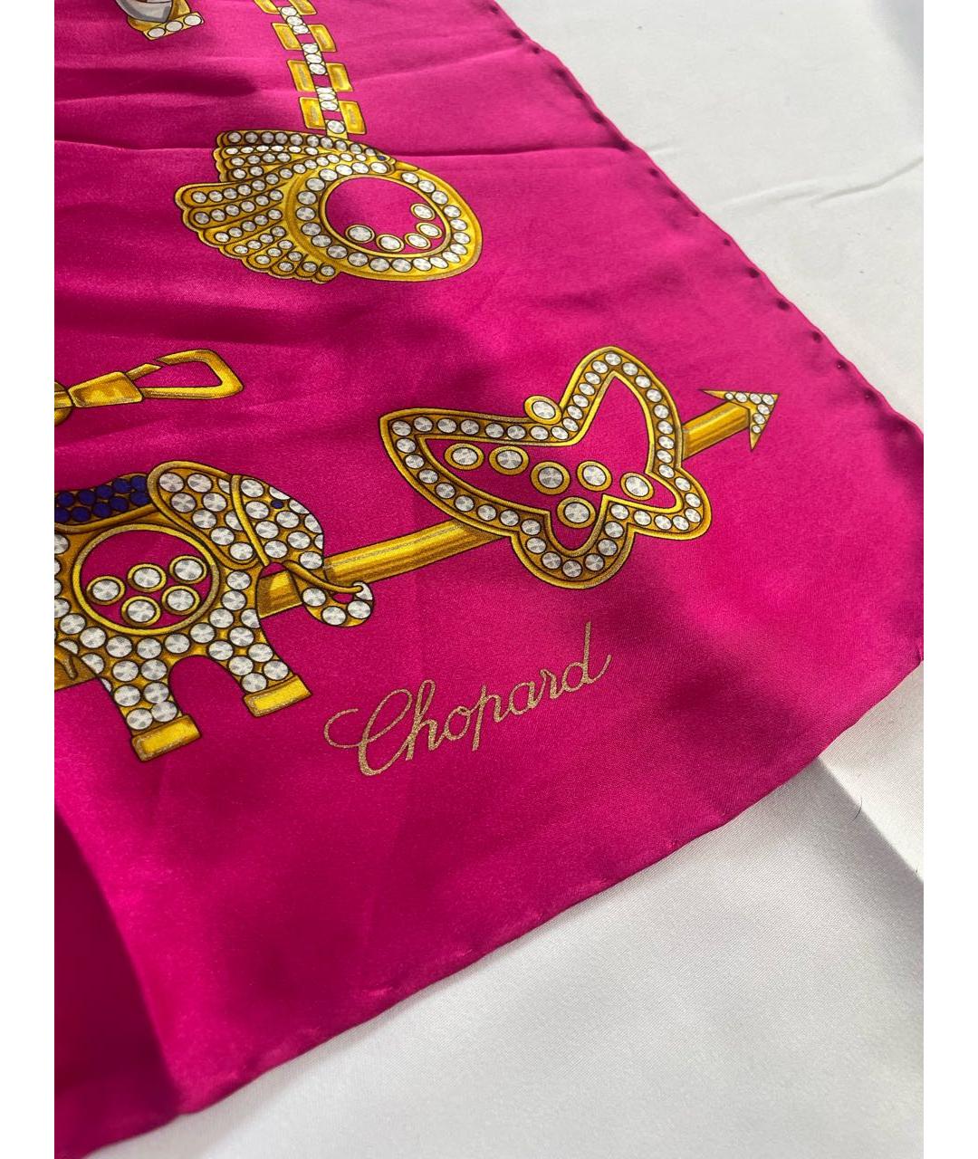 CHOPARD Фуксия шелковый платок, фото 2