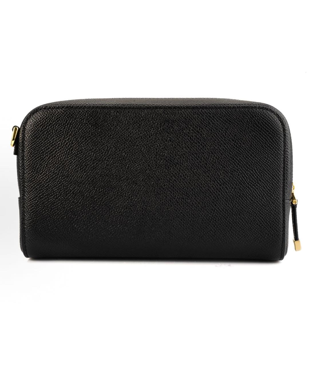 CHRISTIAN DIOR Черная кожаная сумка через плечо, фото 5