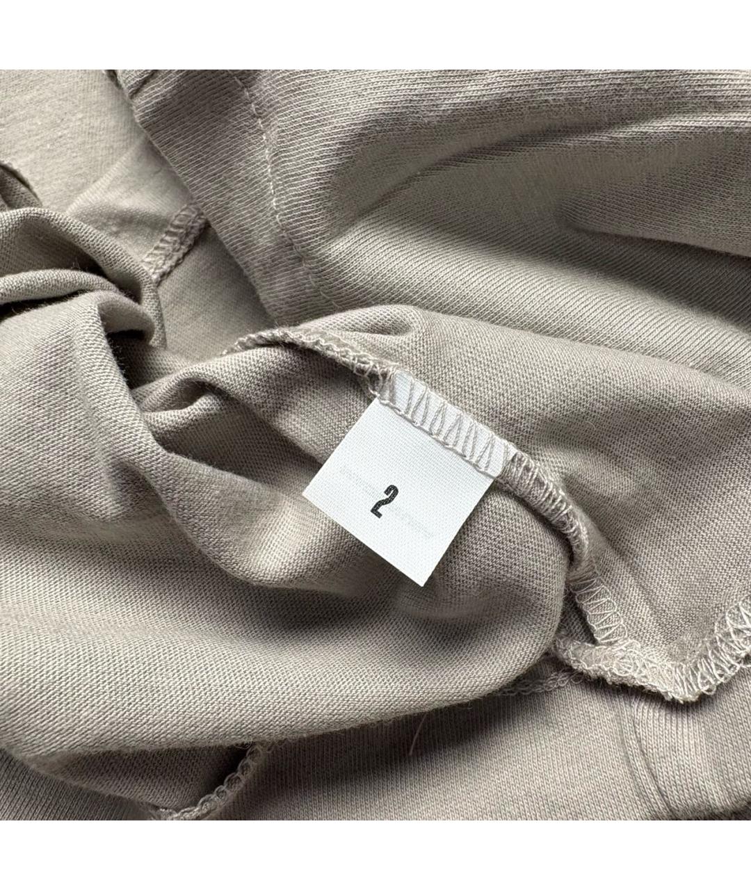 YEEZY Серая хлопковая футболка, фото 4