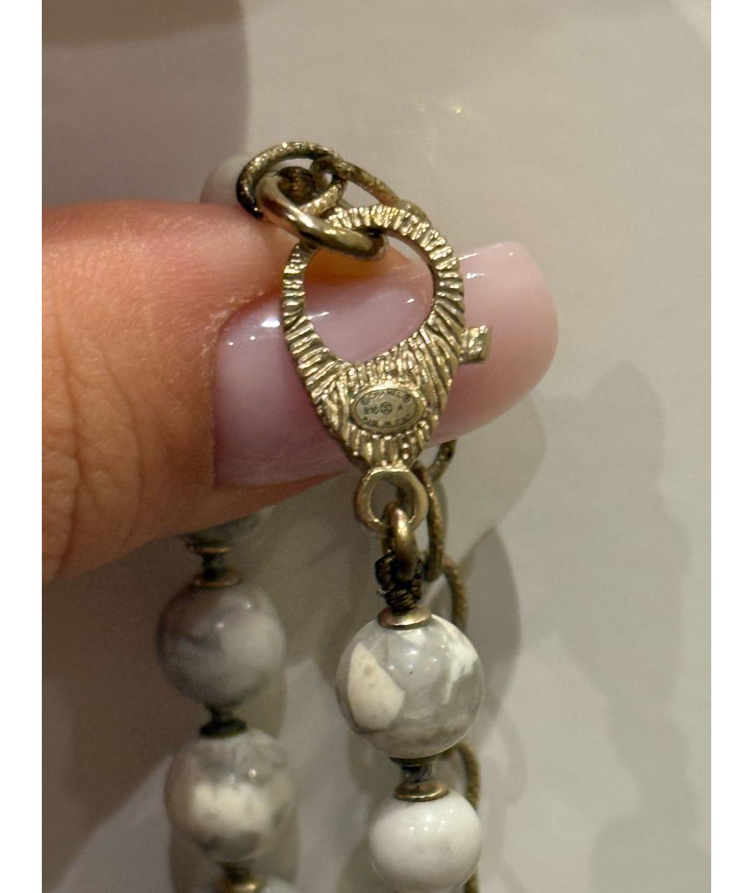 CHANEL Бежевое керамическое колье, фото 8