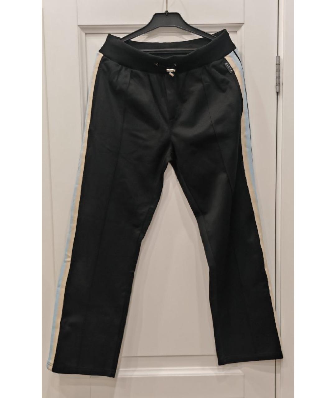 PHILIPP PLEIN Черный хлопковый спортивный костюм, фото 2