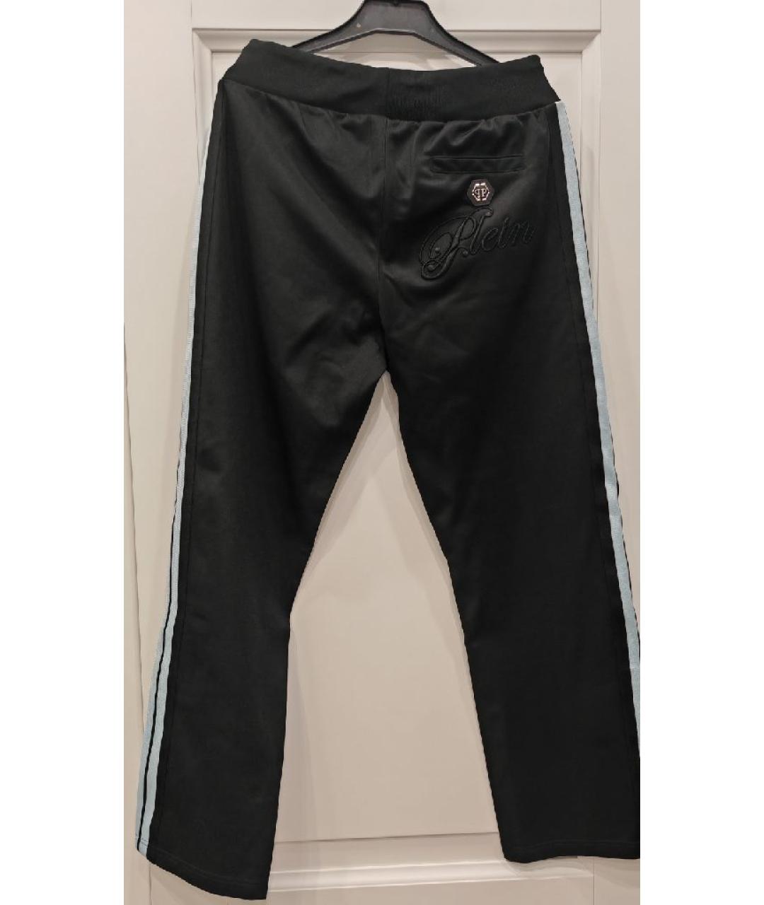 PHILIPP PLEIN Черный хлопковый спортивный костюм, фото 3