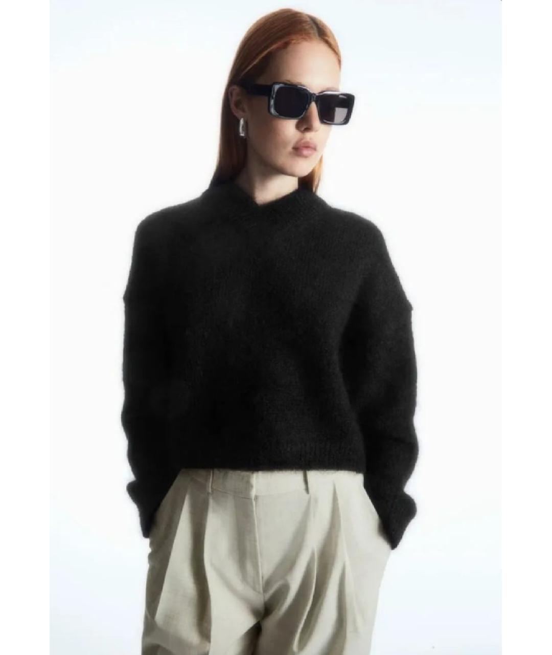 COS Черный шерстяной джемпер / свитер, фото 2