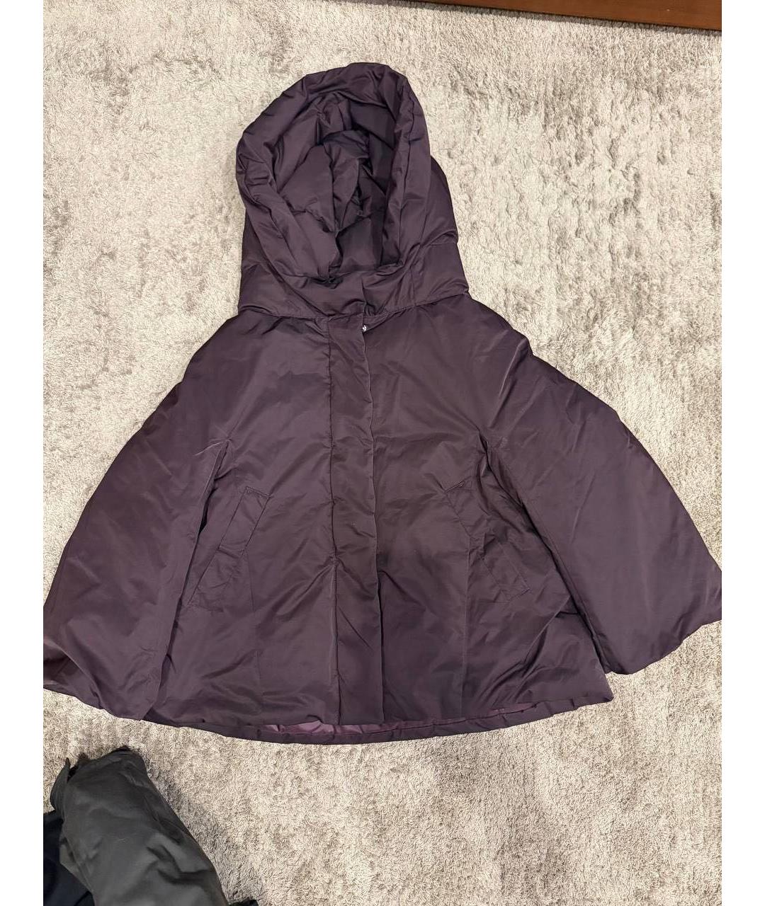 JIL SANDER Бордовый пуховик, фото 4