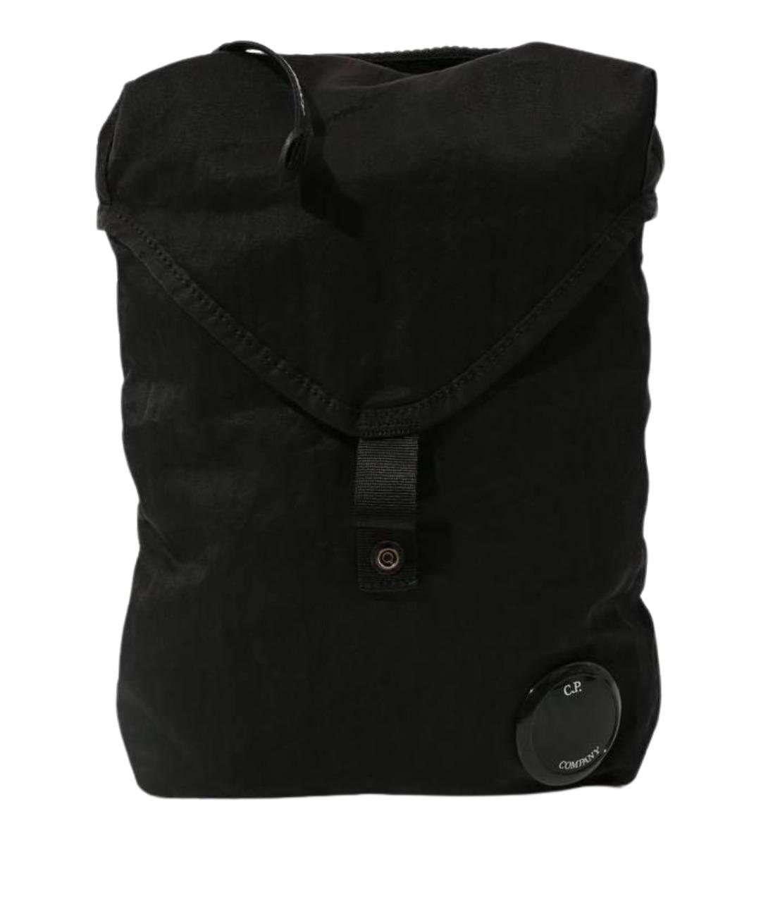 CP COMPANY Черная тканевая сумка на плечо, фото 1