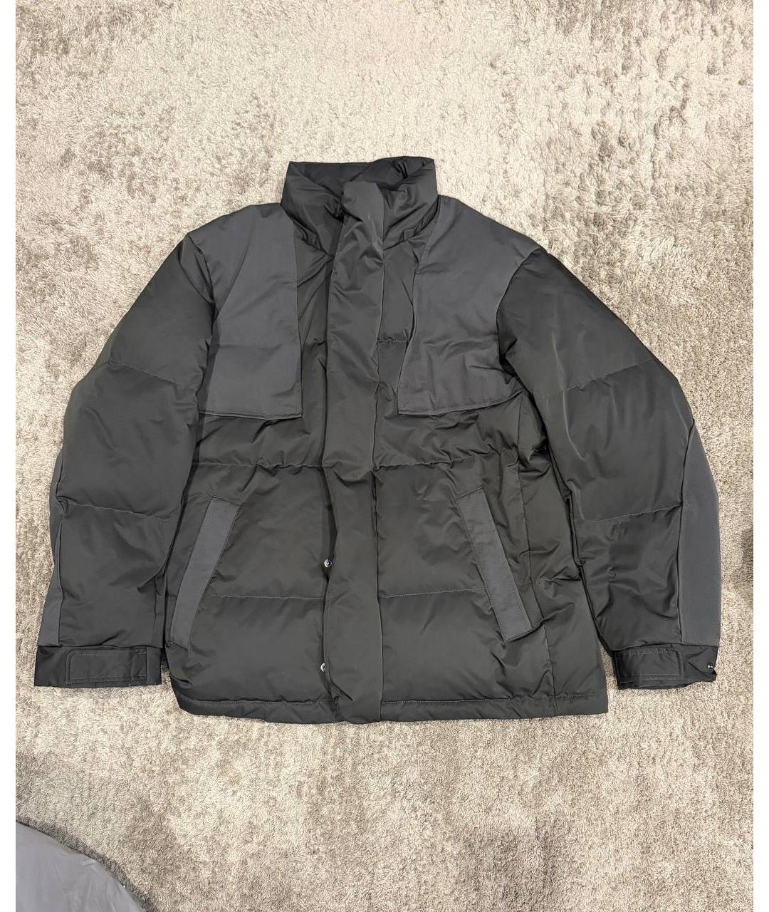 JIL SANDER Антрацитовый пуховик, фото 4