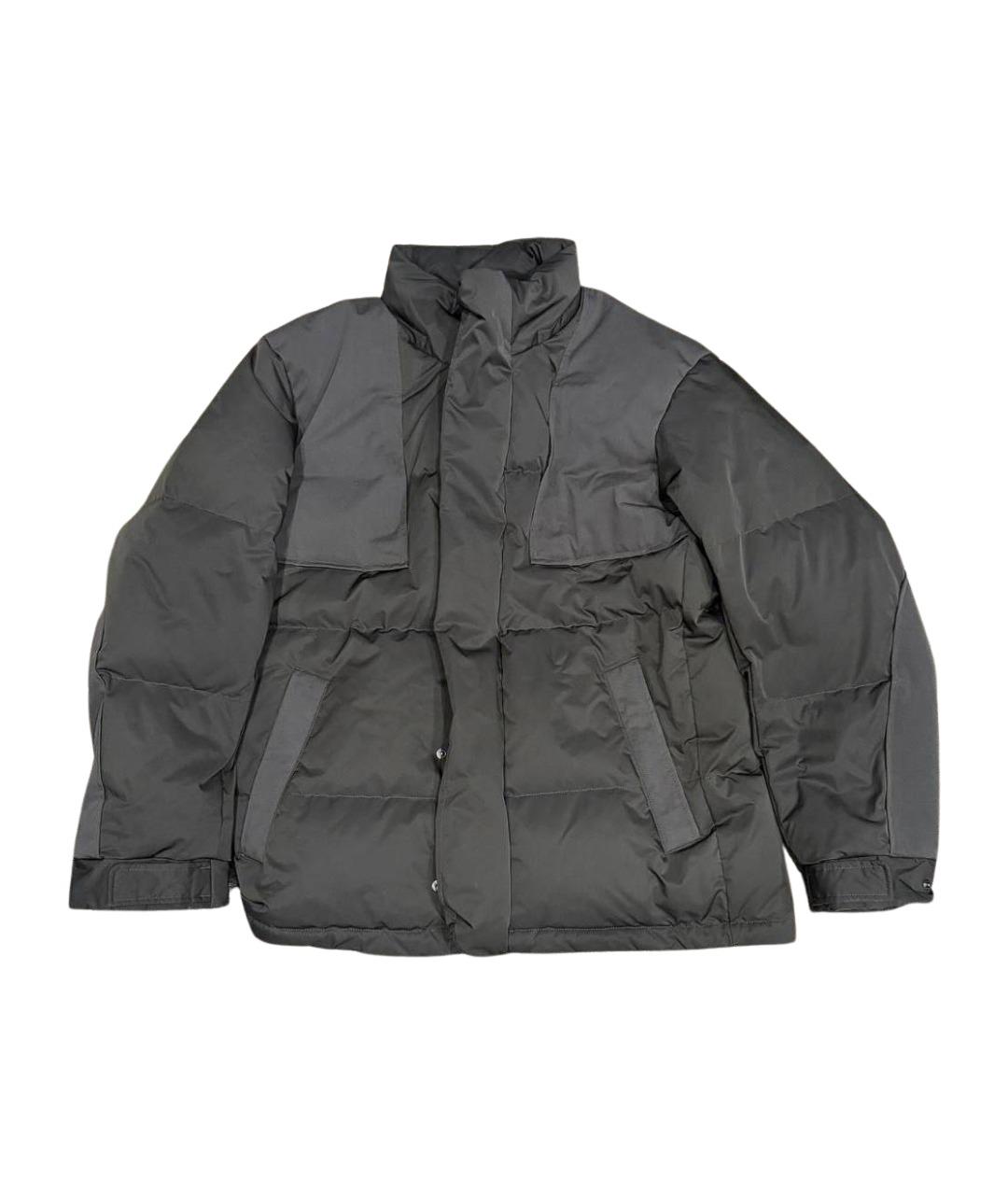 JIL SANDER Антрацитовый пуховик, фото 1