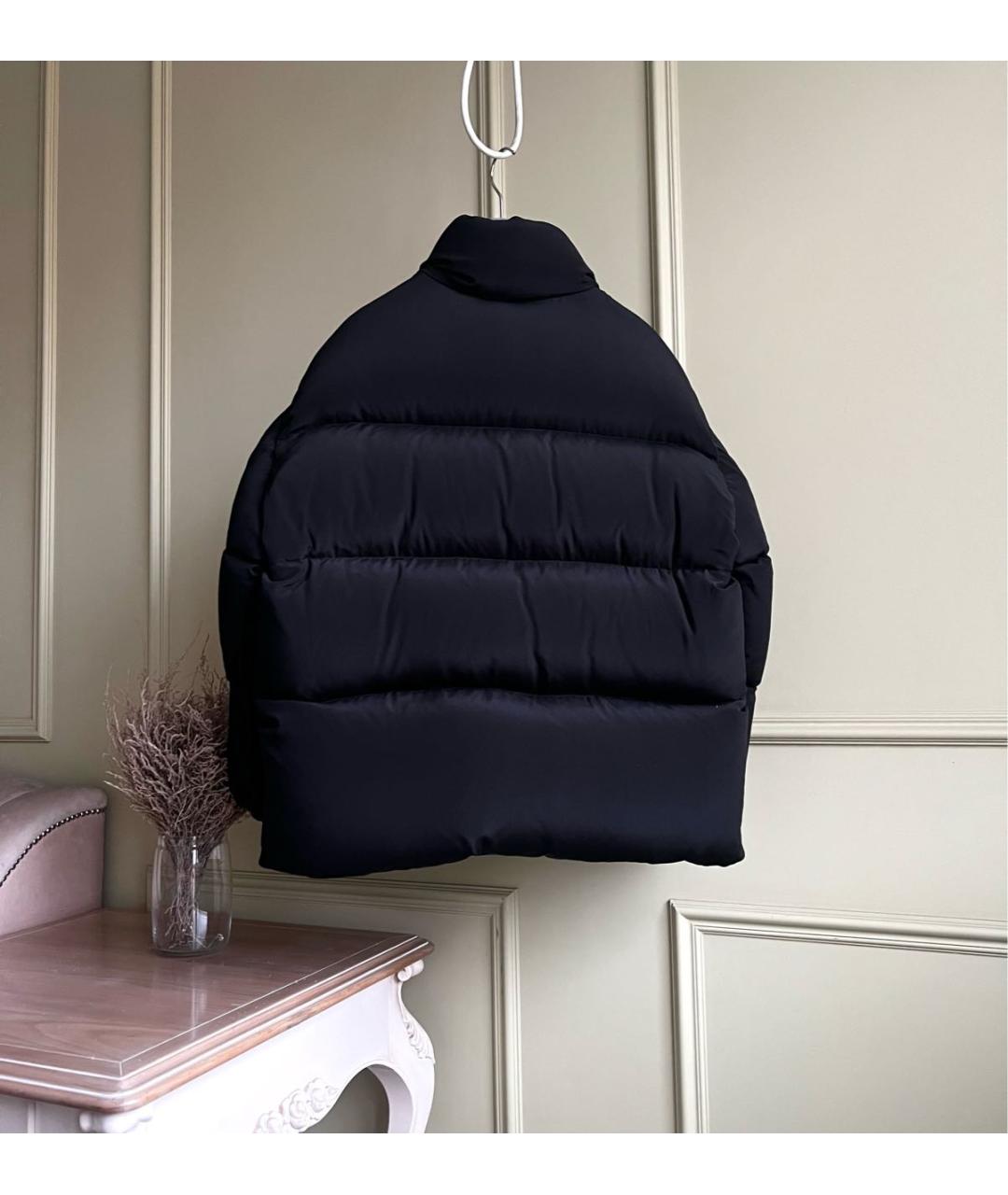 PRADA Черный шелковый пуховик, фото 6