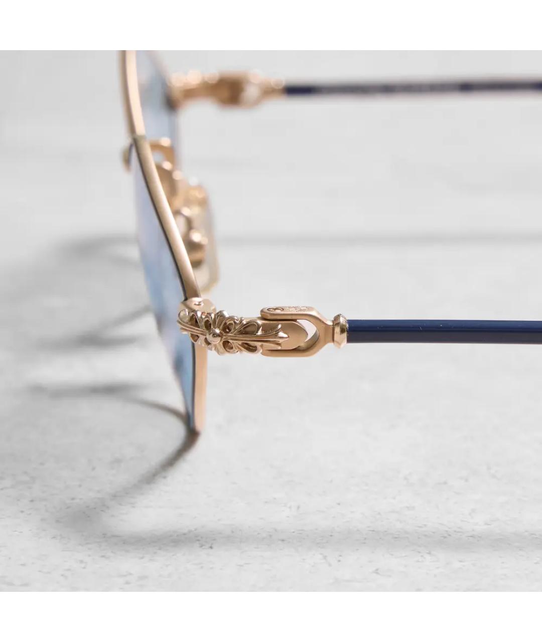 CHROME HEARTS Голубые солнцезащитные очки, фото 3