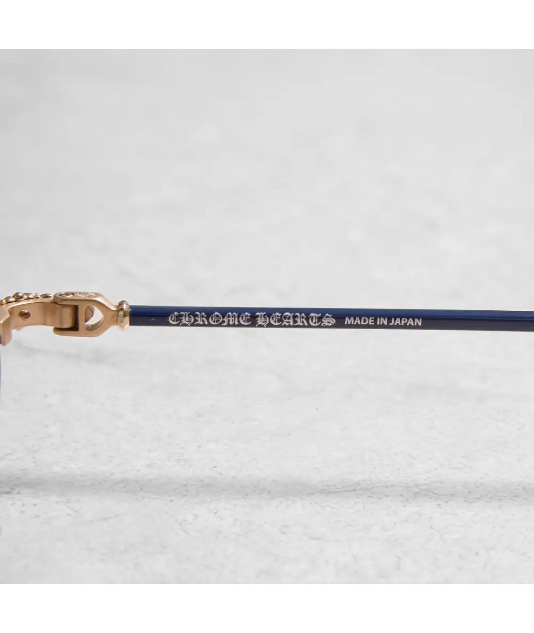 CHROME HEARTS Голубые солнцезащитные очки, фото 4