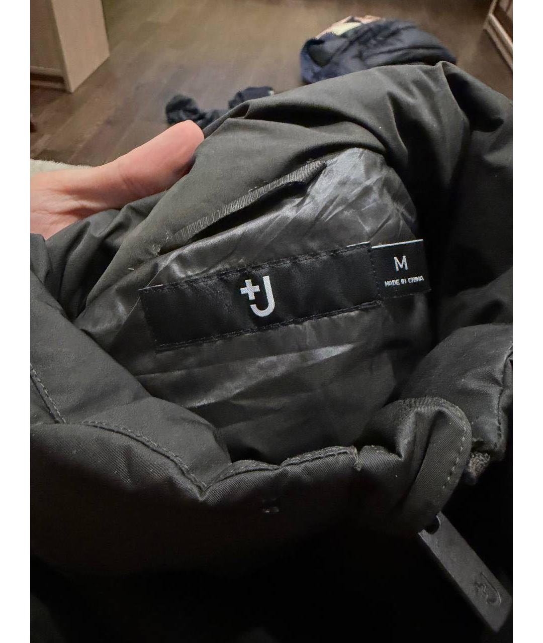 JIL SANDER Антрацитовый пуховик, фото 3