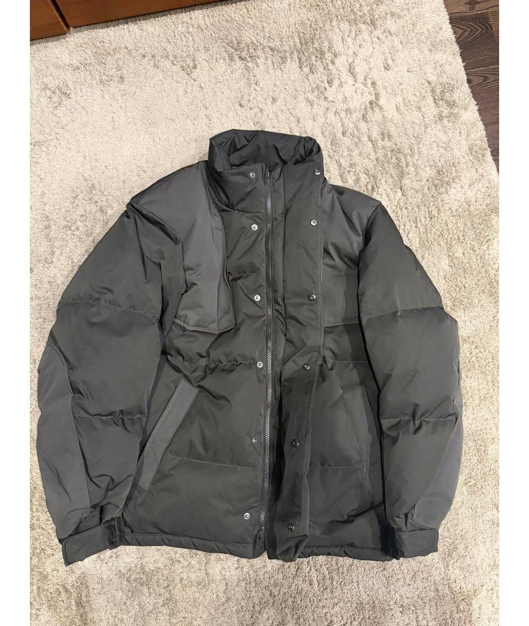 JIL SANDER Антрацитовый пуховик, фото 4