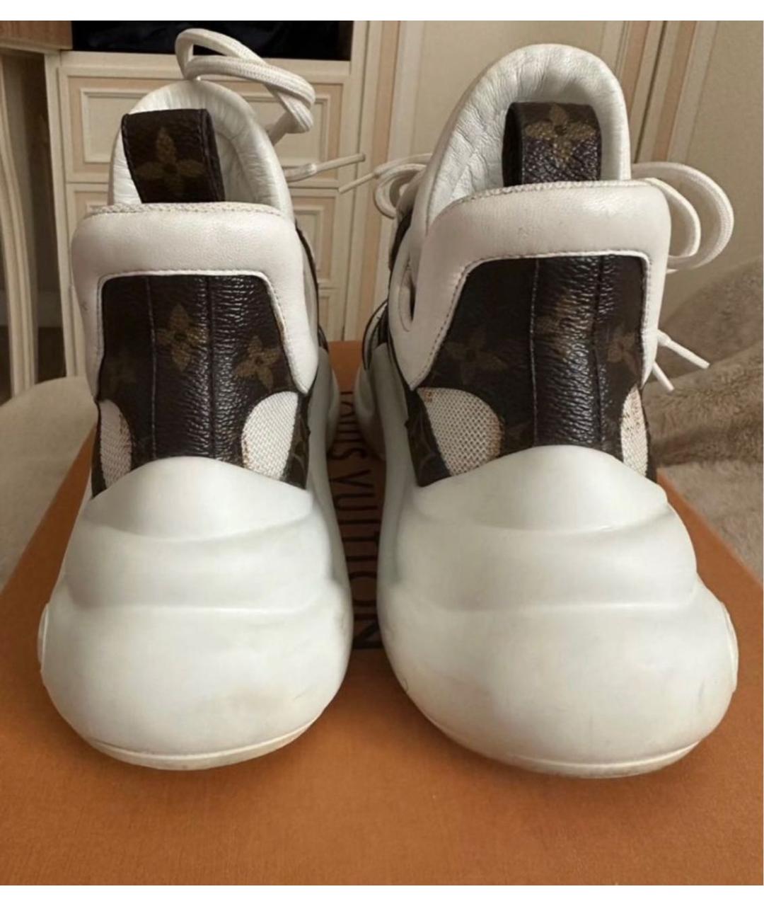 LOUIS VUITTON Белые резиновые кроссовки, фото 3