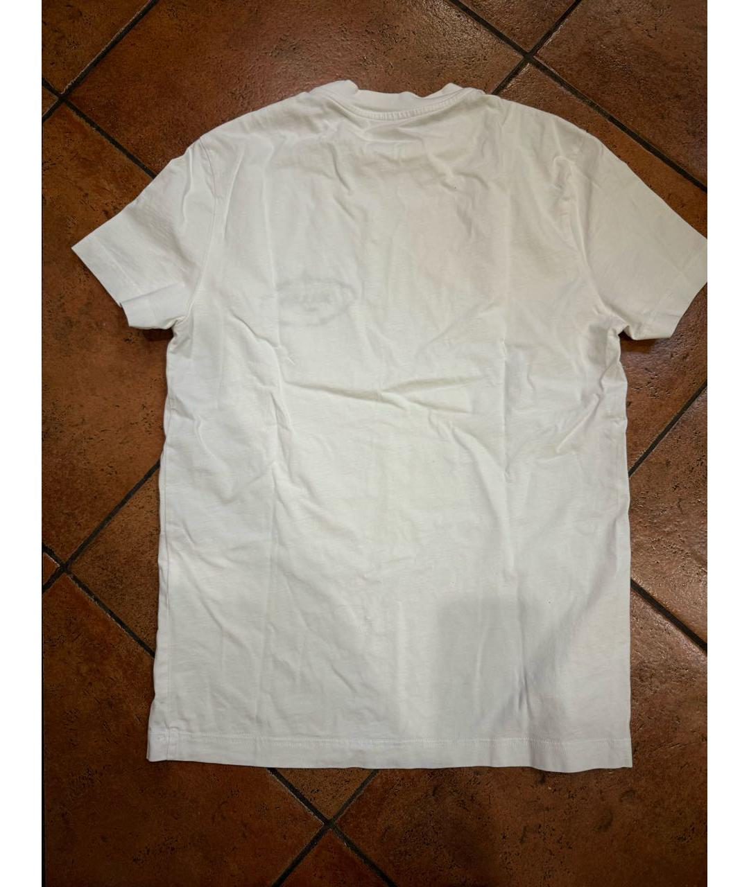 PRADA Белая хлопковая футболка, фото 2