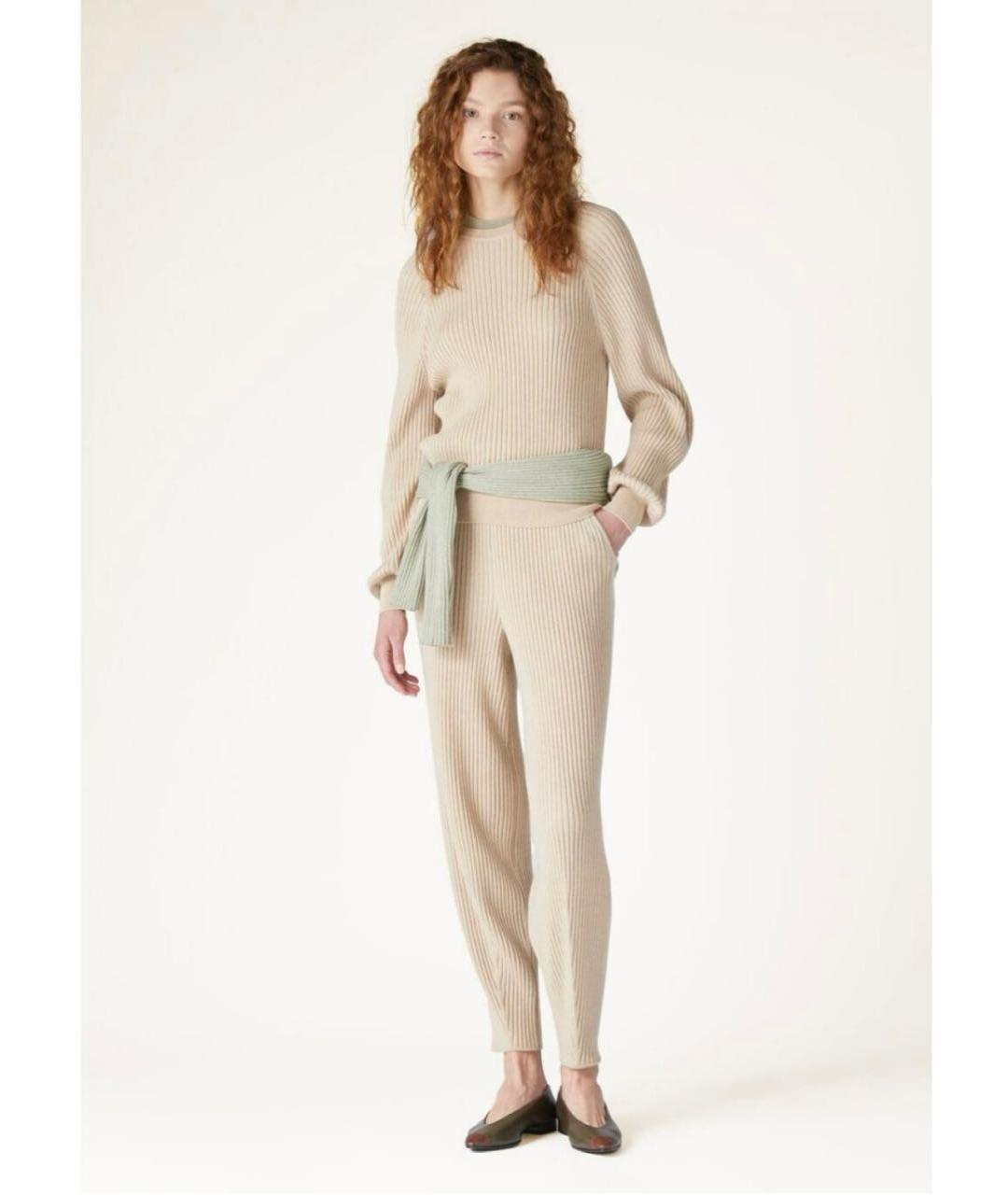 LORO PIANA Бежевый кашемировый костюм с брюками, фото 4