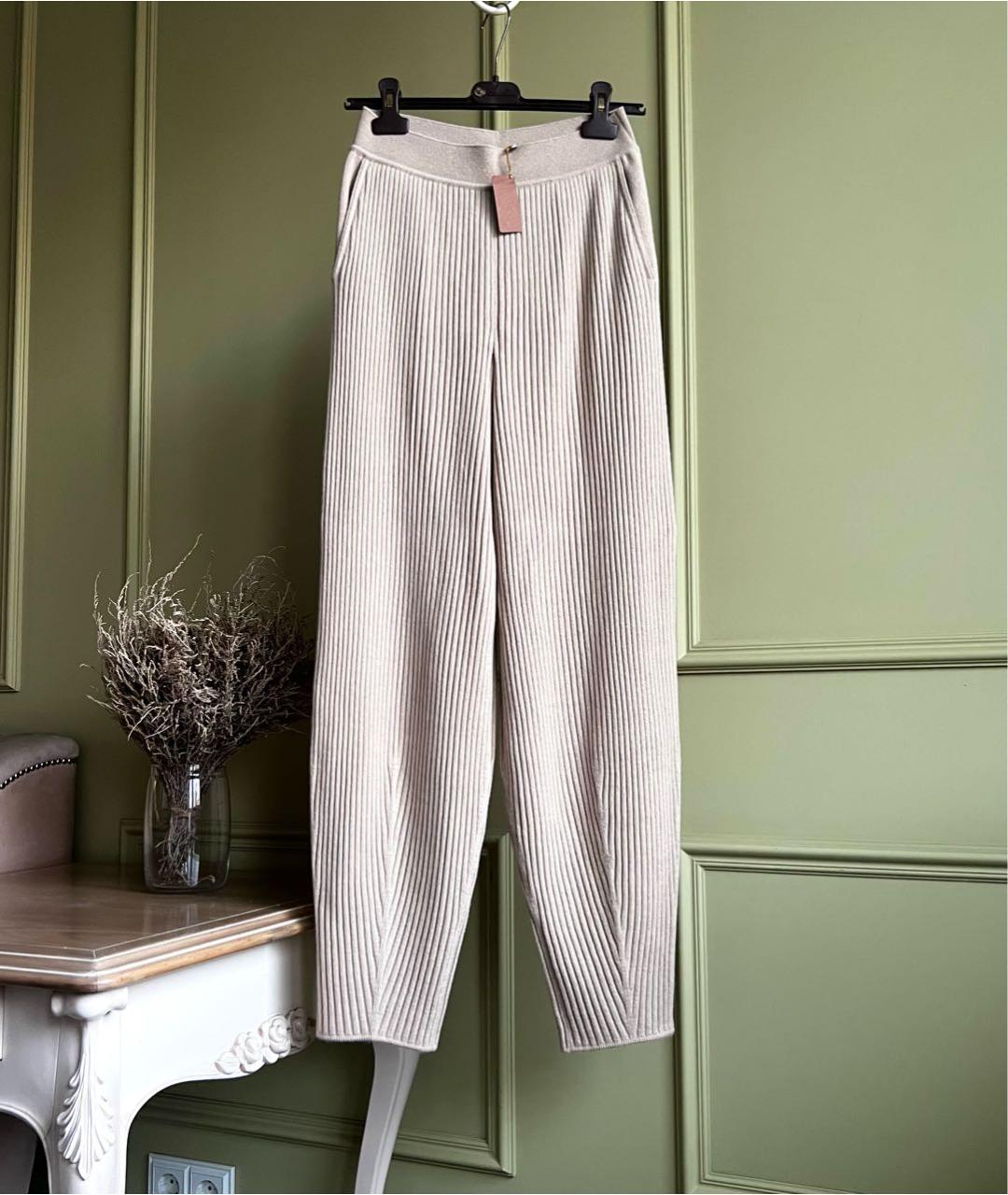 LORO PIANA Бежевый кашемировый костюм с брюками, фото 6