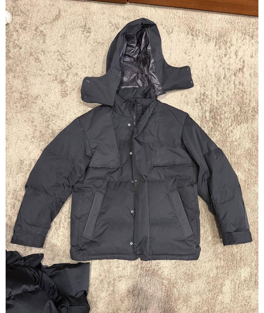 JIL SANDER Антрацитовый пуховик, фото 4