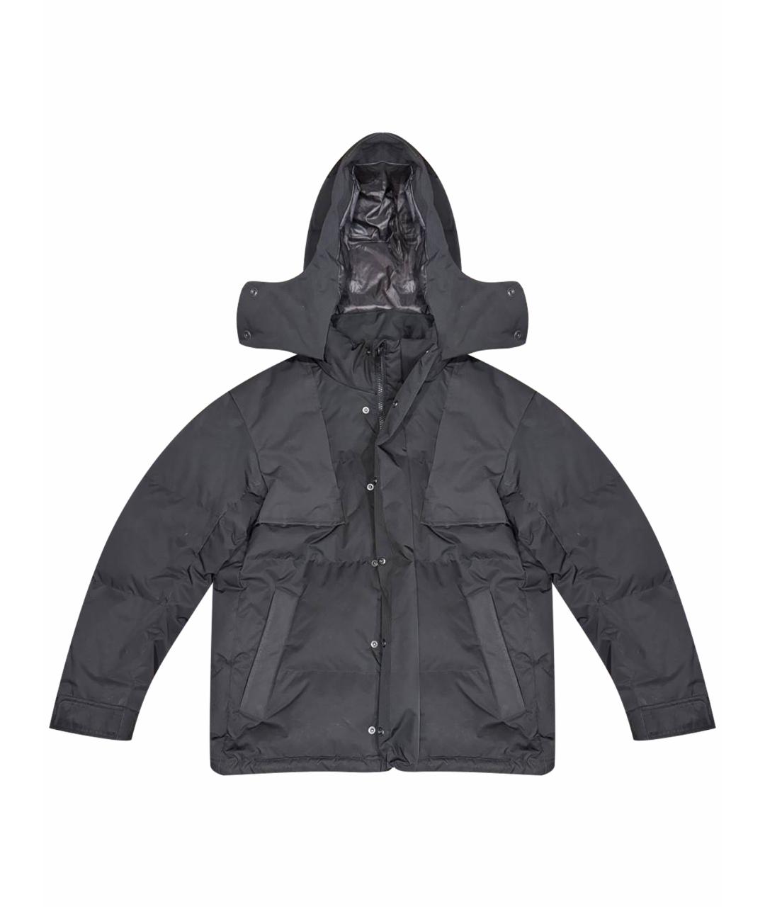 JIL SANDER Антрацитовый пуховик, фото 1