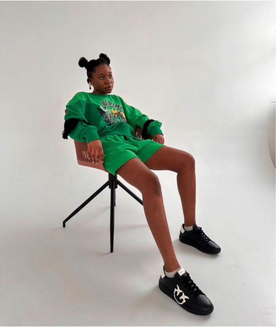 PINKO Зеленый хлопковый спортивные костюмы, фото 8