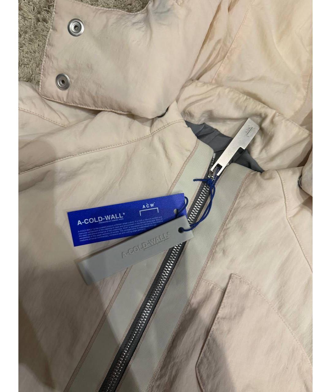 A-COLD-WALL* Белый полиамидовый пуховик, фото 4