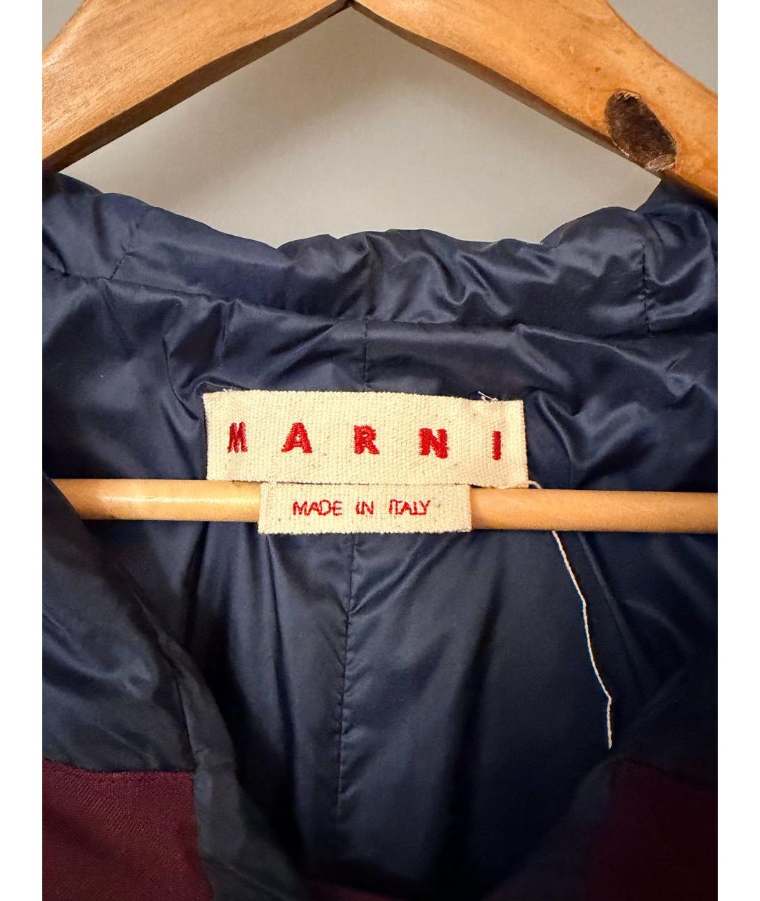 MARNI Фиолетовая полиэстеровая куртка, фото 3