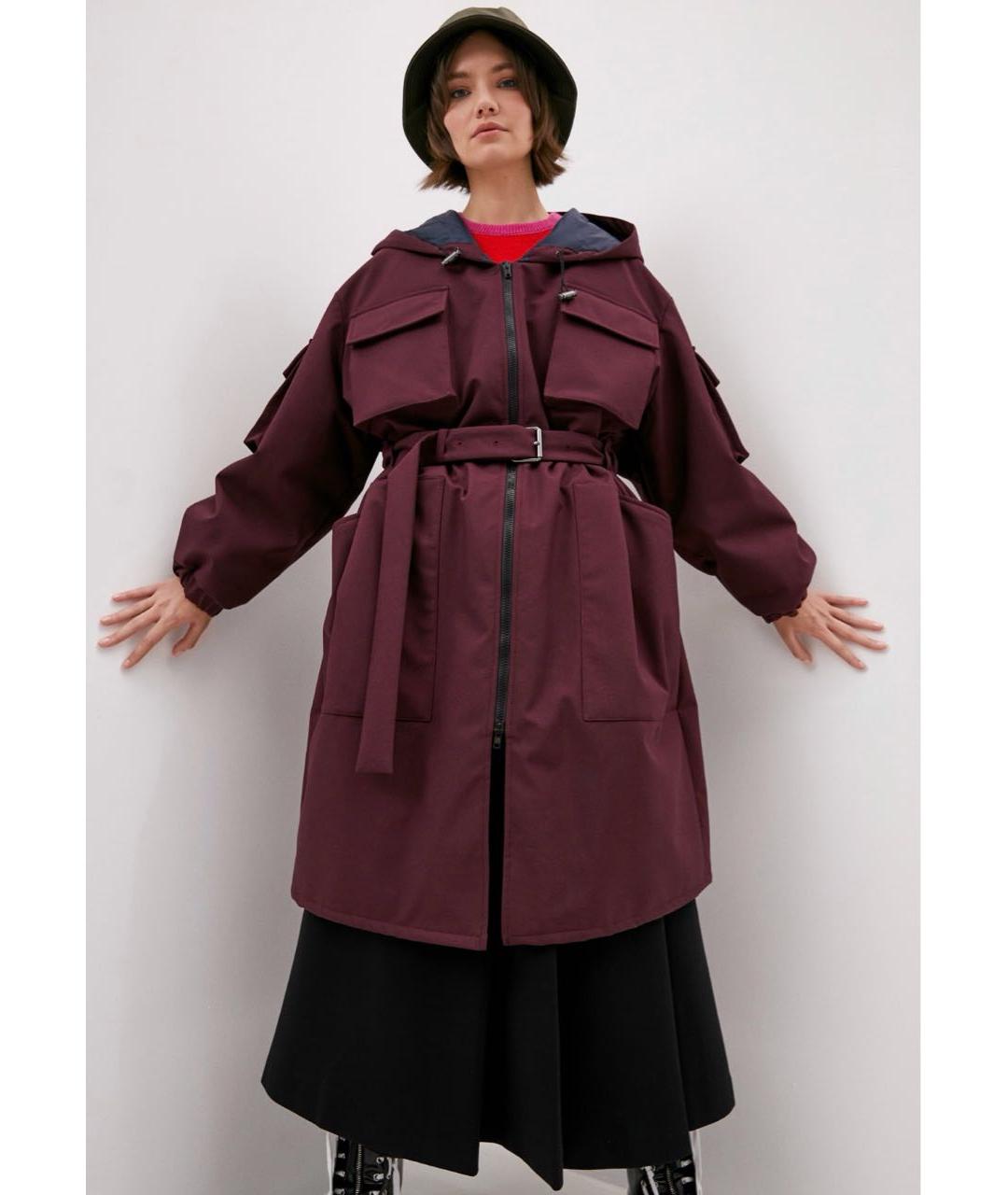 MARNI Фиолетовая полиэстеровая куртка, фото 5