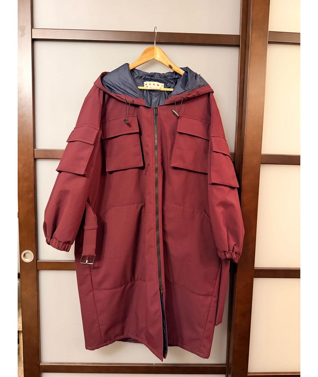 MARNI Фиолетовая полиэстеровая куртка, фото 9