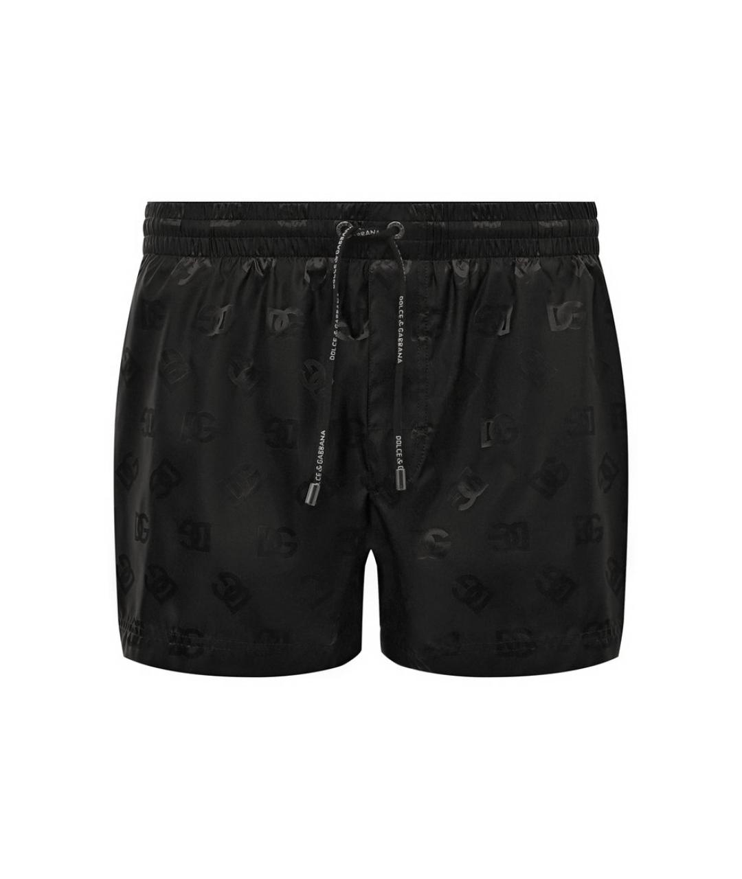 DOLCE&GABBANA Черные полиамидовые шорты, фото 1