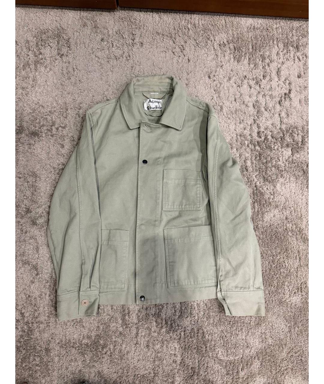 ACNE STUDIOS Бежевая хлопковая куртка, фото 2