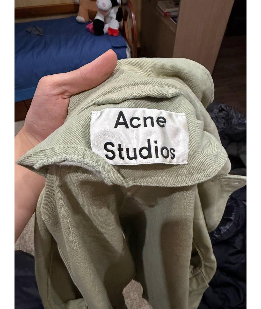 ACNE STUDIOS Бежевая хлопковая куртка, фото 4