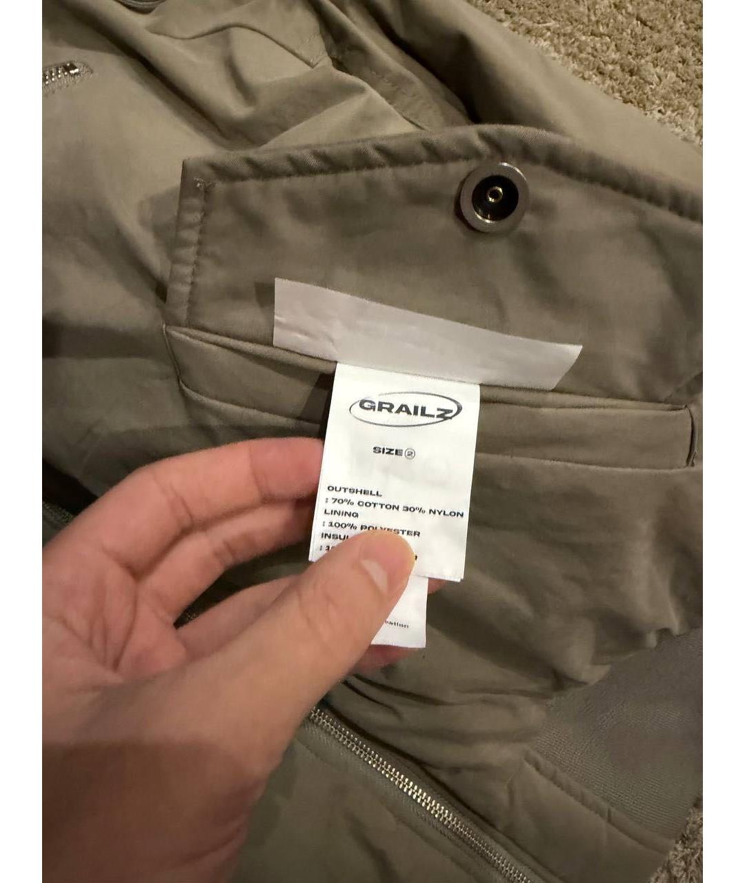 GRAILZ PROJECT G/R Серая хлопковая куртка, фото 4