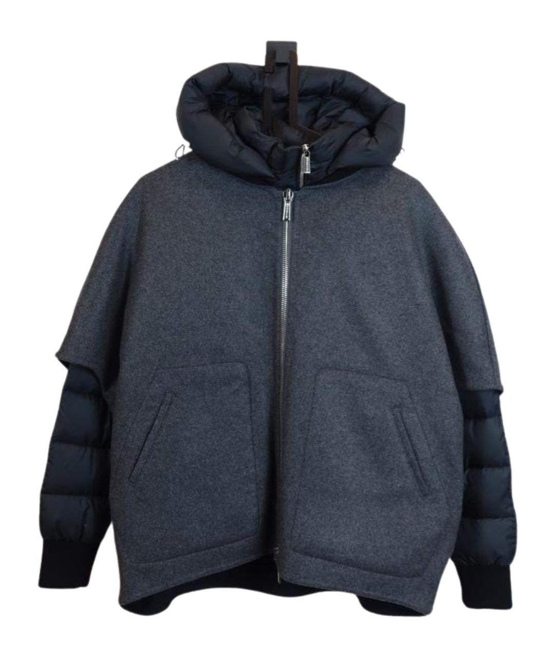 MOORER Серая кашемировая куртка, фото 1