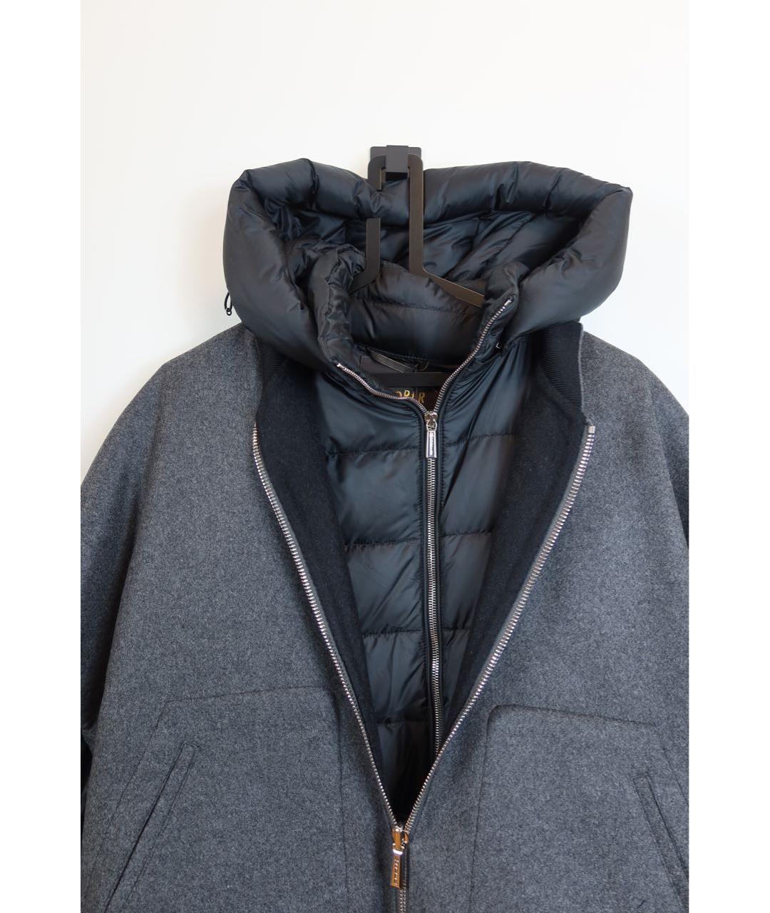 MOORER Серая кашемировая куртка, фото 4