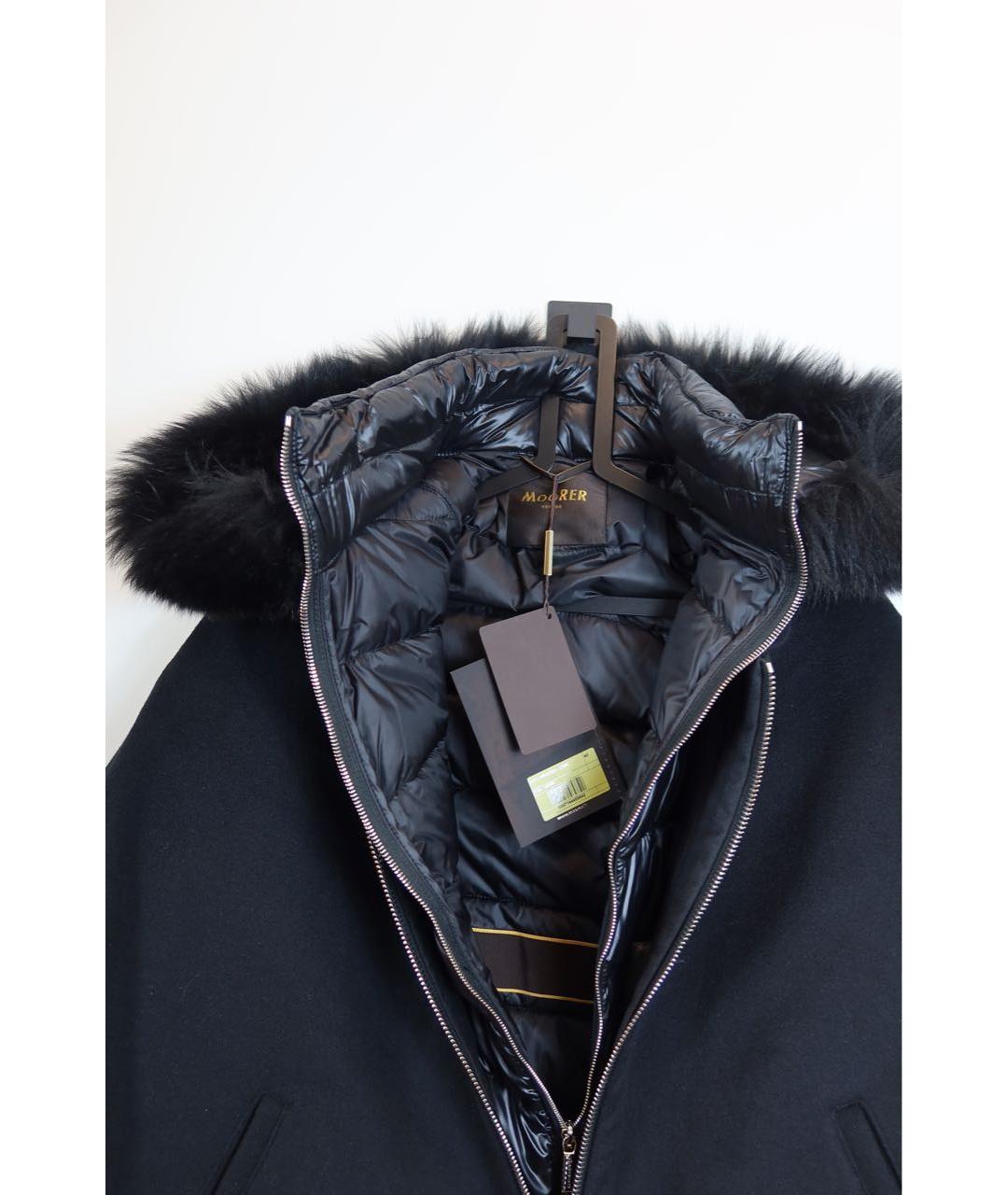 MOORER Черная кашемировая куртка, фото 5