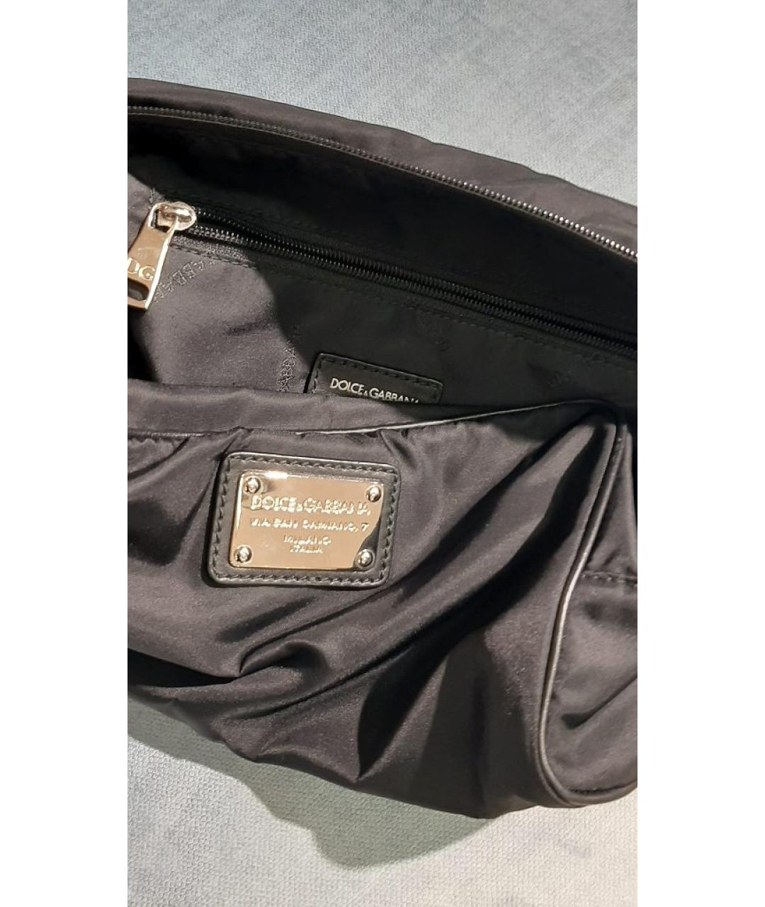 DOLCE&GABBANA Черная барсетка, фото 5