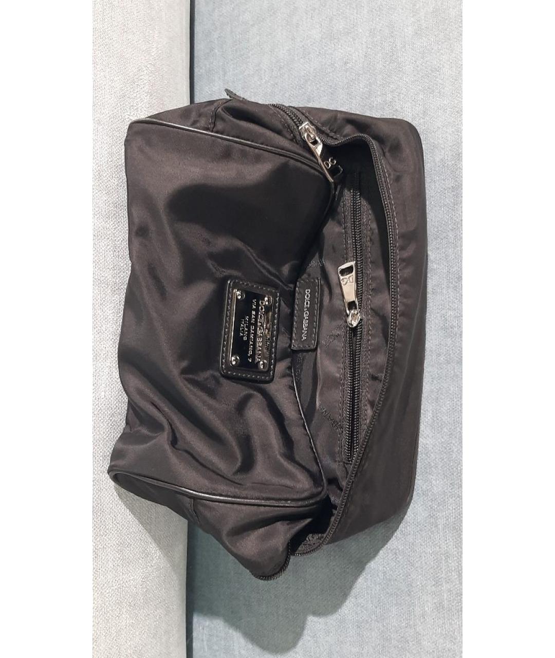 DOLCE&GABBANA Черная барсетка, фото 8