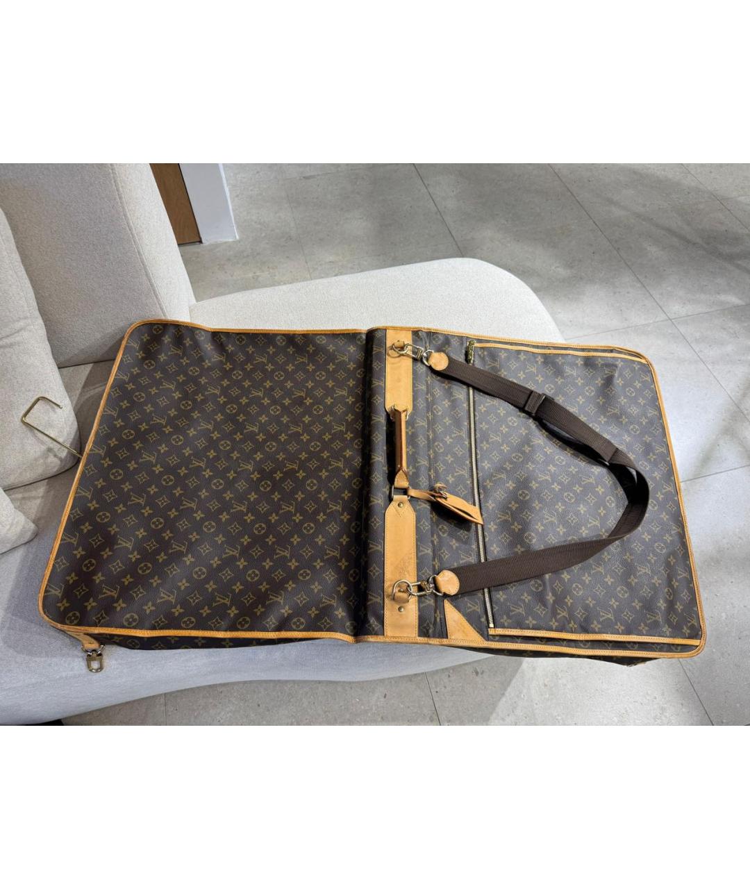 LOUIS VUITTON Коричневая дорожная/спортивная сумка, фото 3