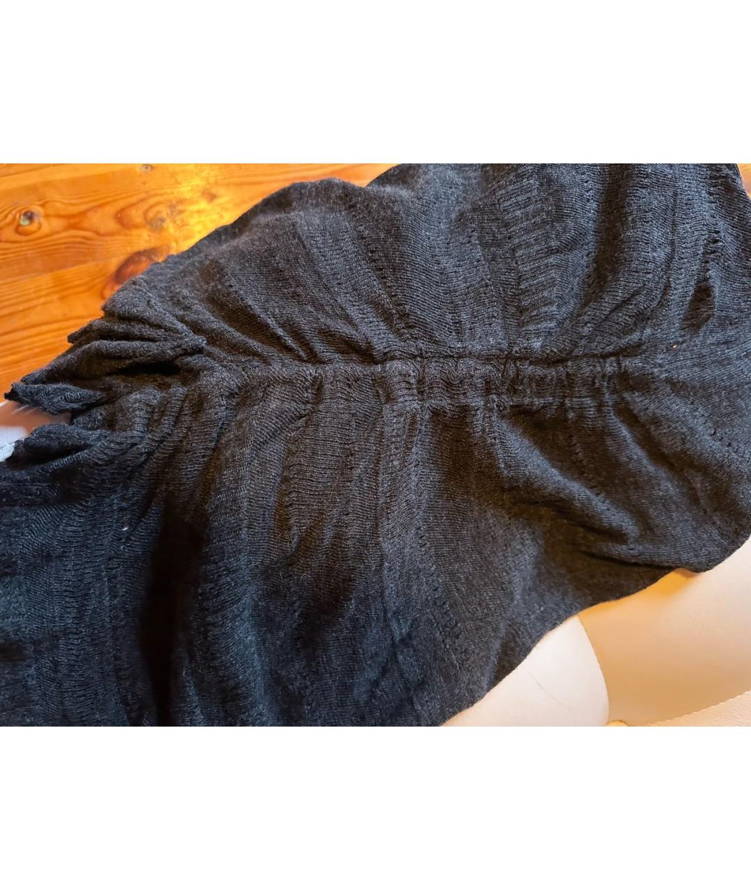 ERMANNO SCERVINO Серое полиамидовое повседневное платье, фото 4