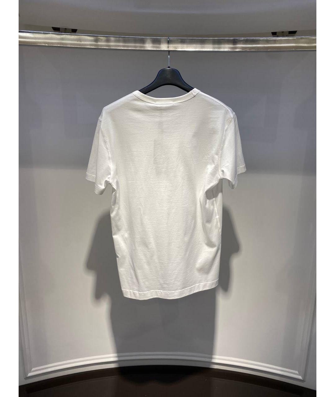 DOLCE&GABBANA Белая хлопковая футболка, фото 3