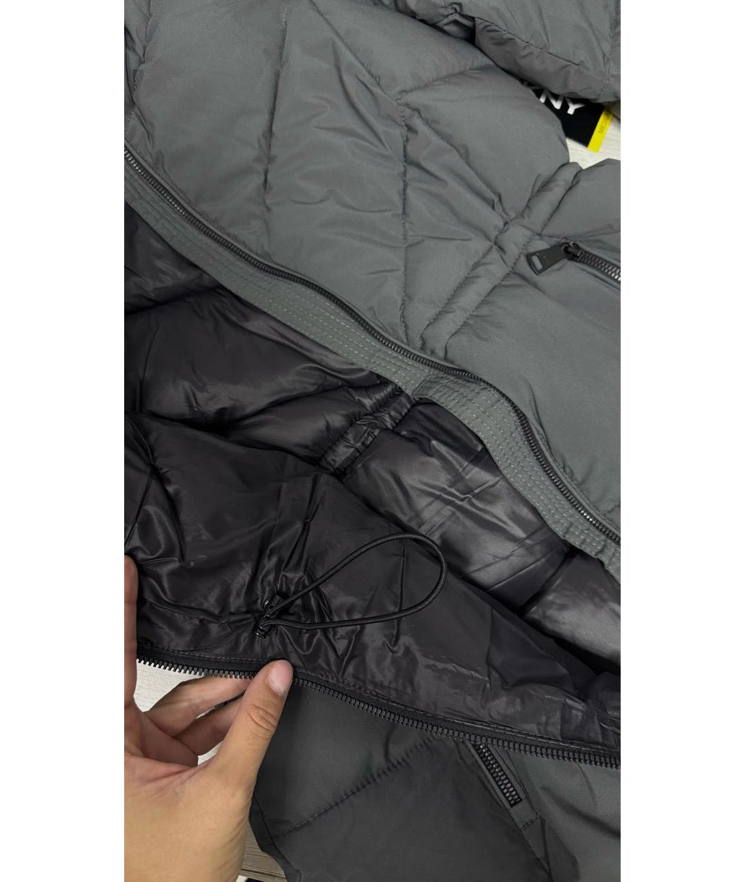 DKNY Черный пуховик, фото 7