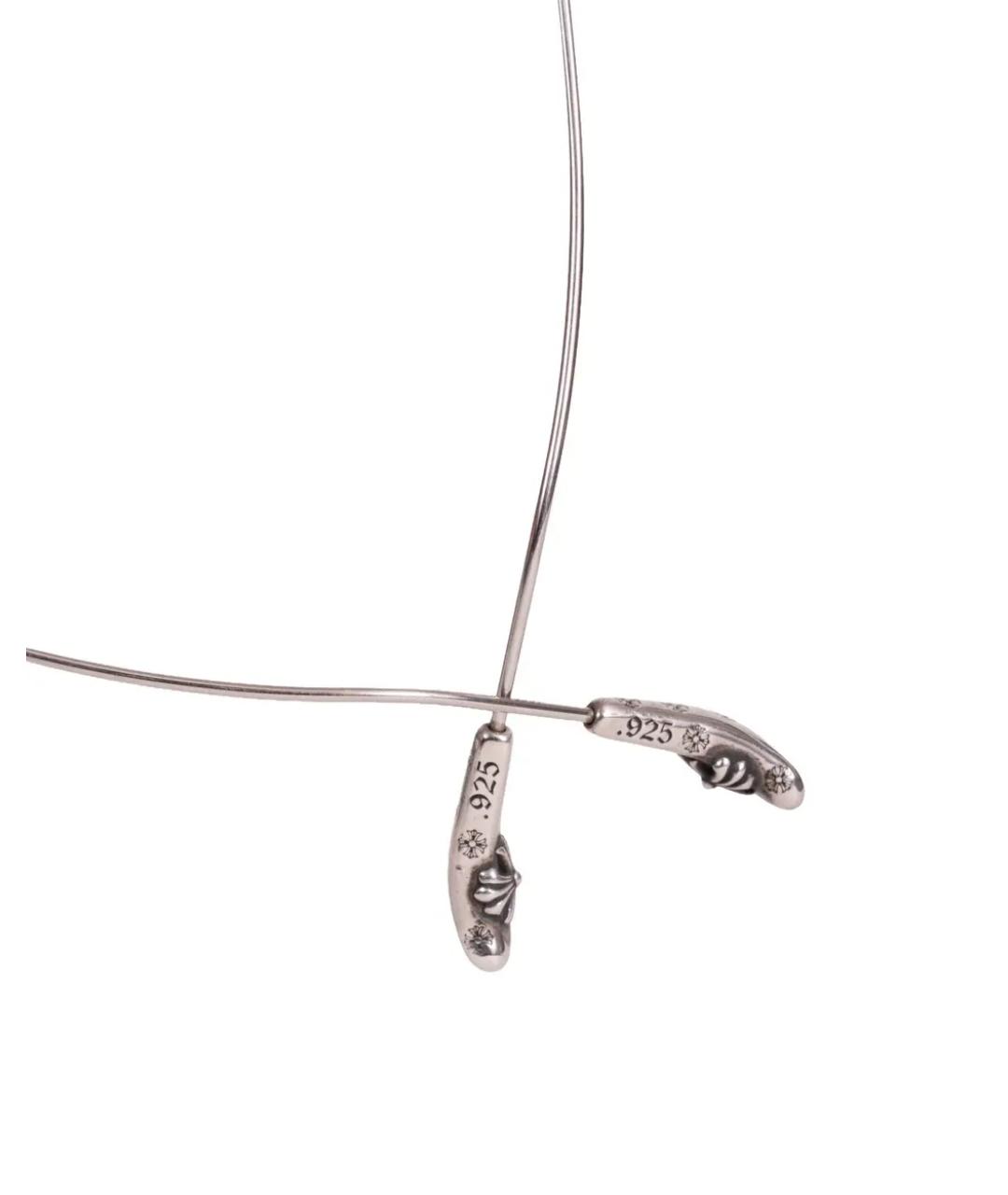 CHROME HEARTS Серебряные металлические солнцезащитные очки, фото 4