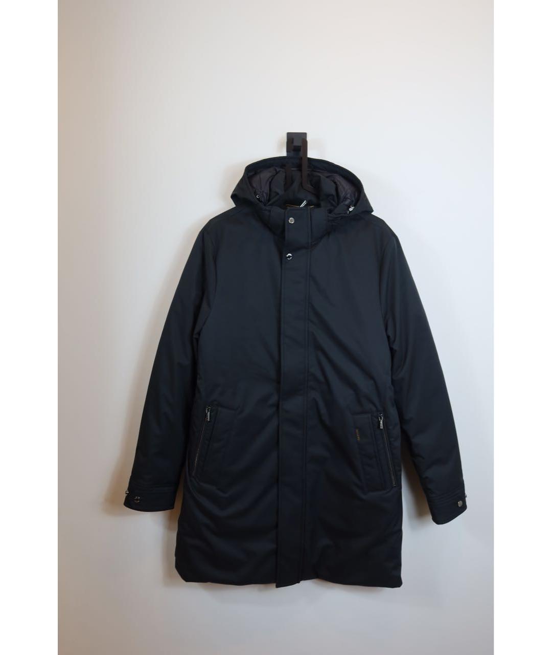 MOORER Черная меховая парка, фото 8