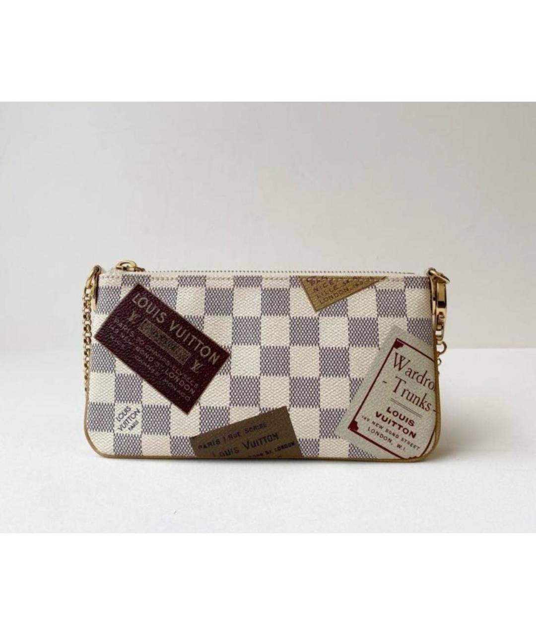 LOUIS VUITTON Белая сумка через плечо, фото 7