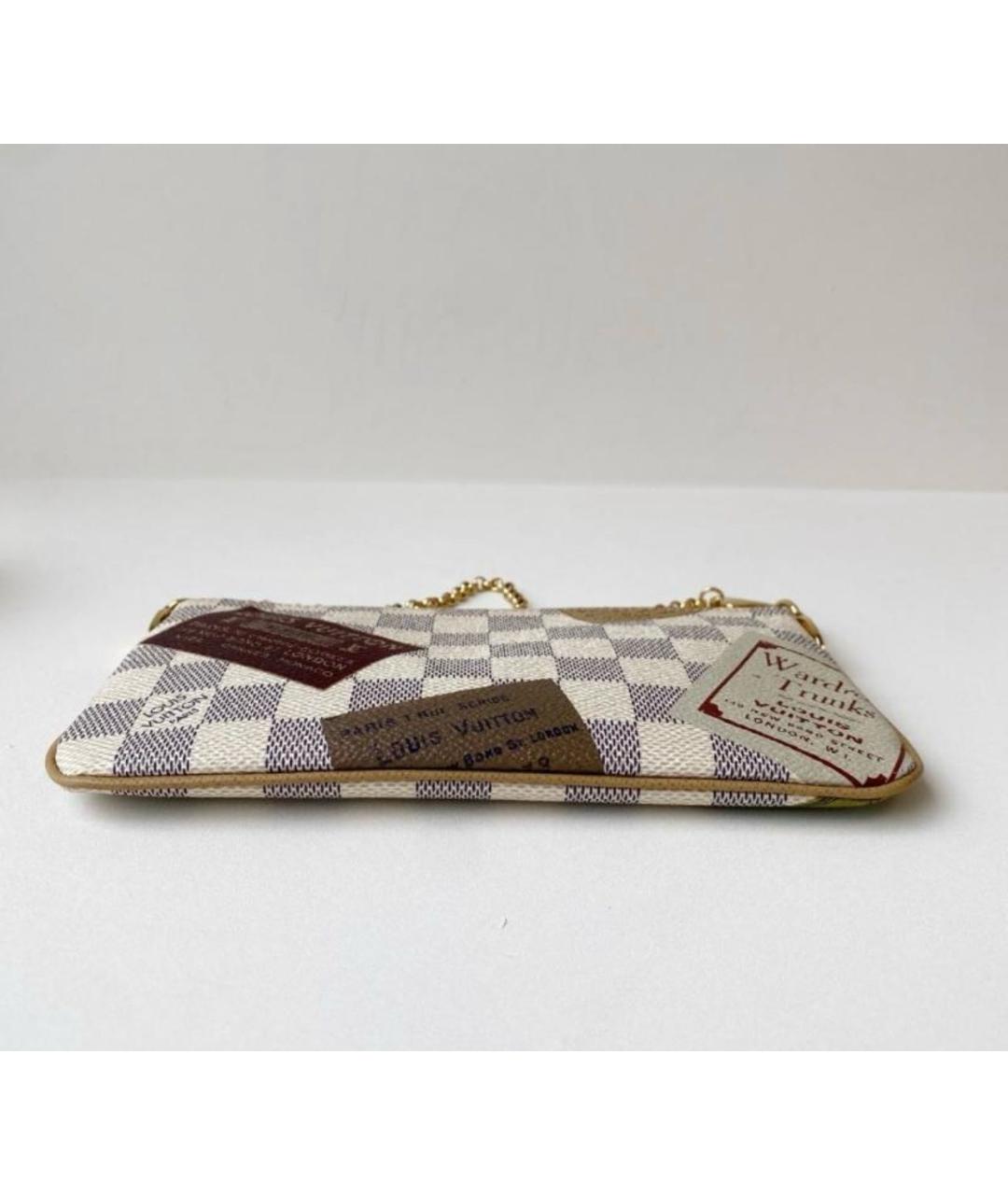 LOUIS VUITTON Белая сумка через плечо, фото 3