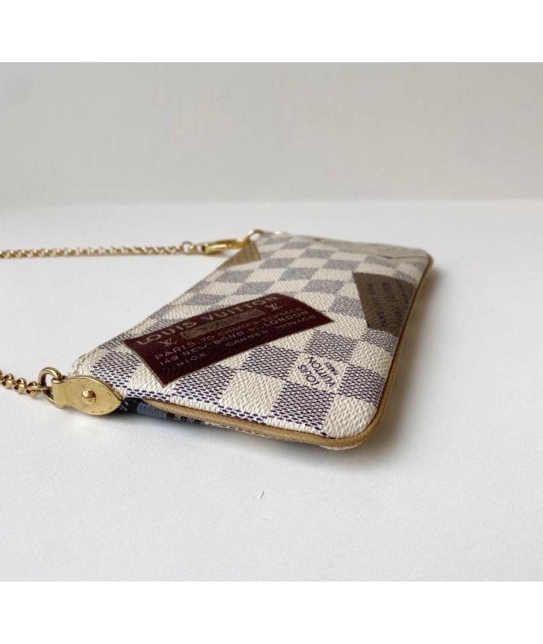 LOUIS VUITTON Белая сумка через плечо, фото 5