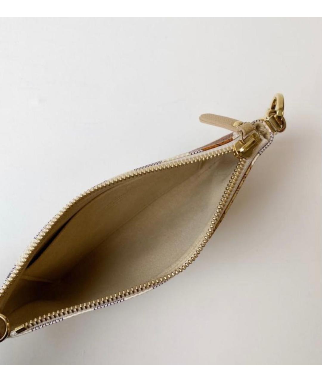 LOUIS VUITTON Белая сумка через плечо, фото 4