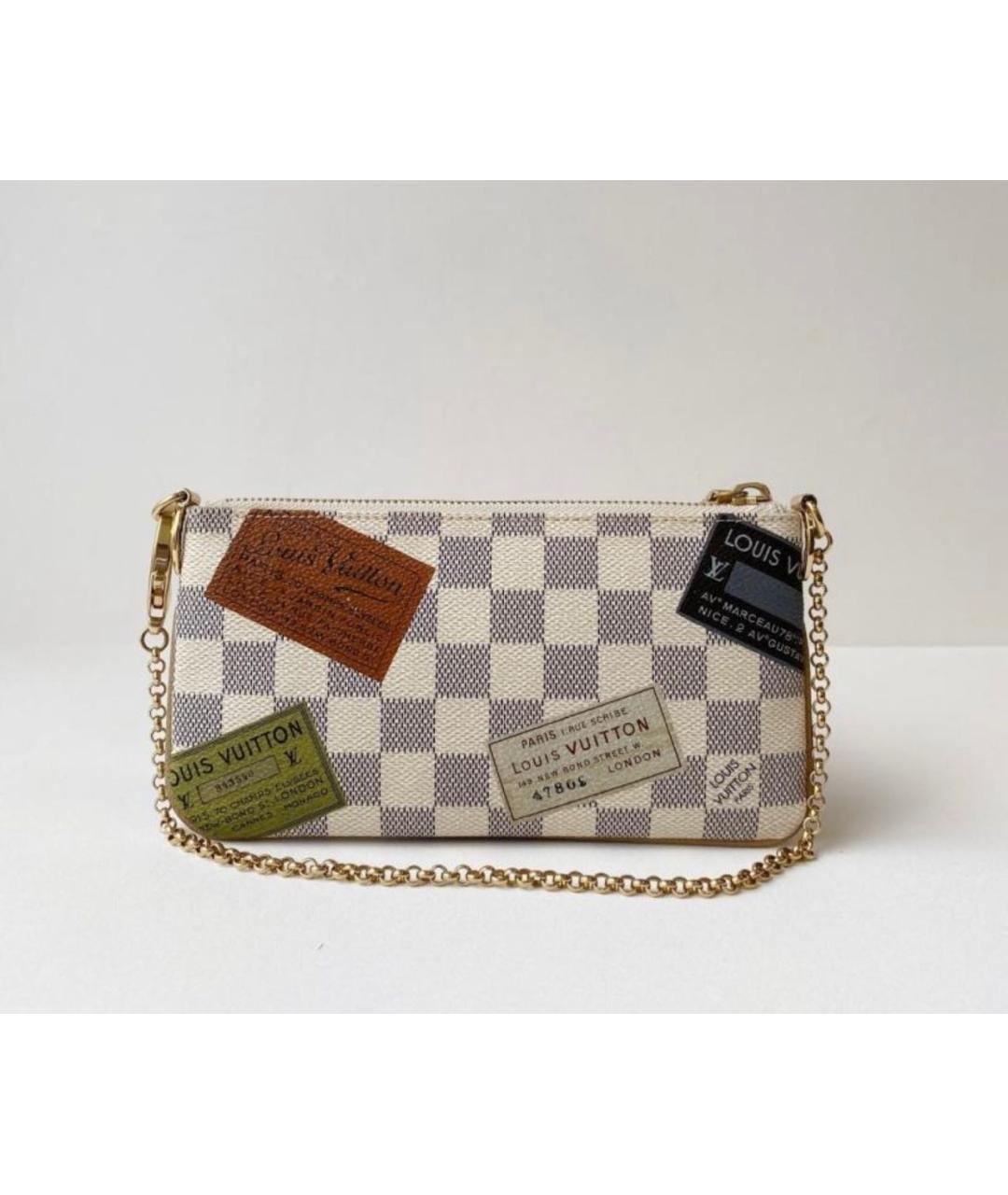 LOUIS VUITTON Белая сумка через плечо, фото 2