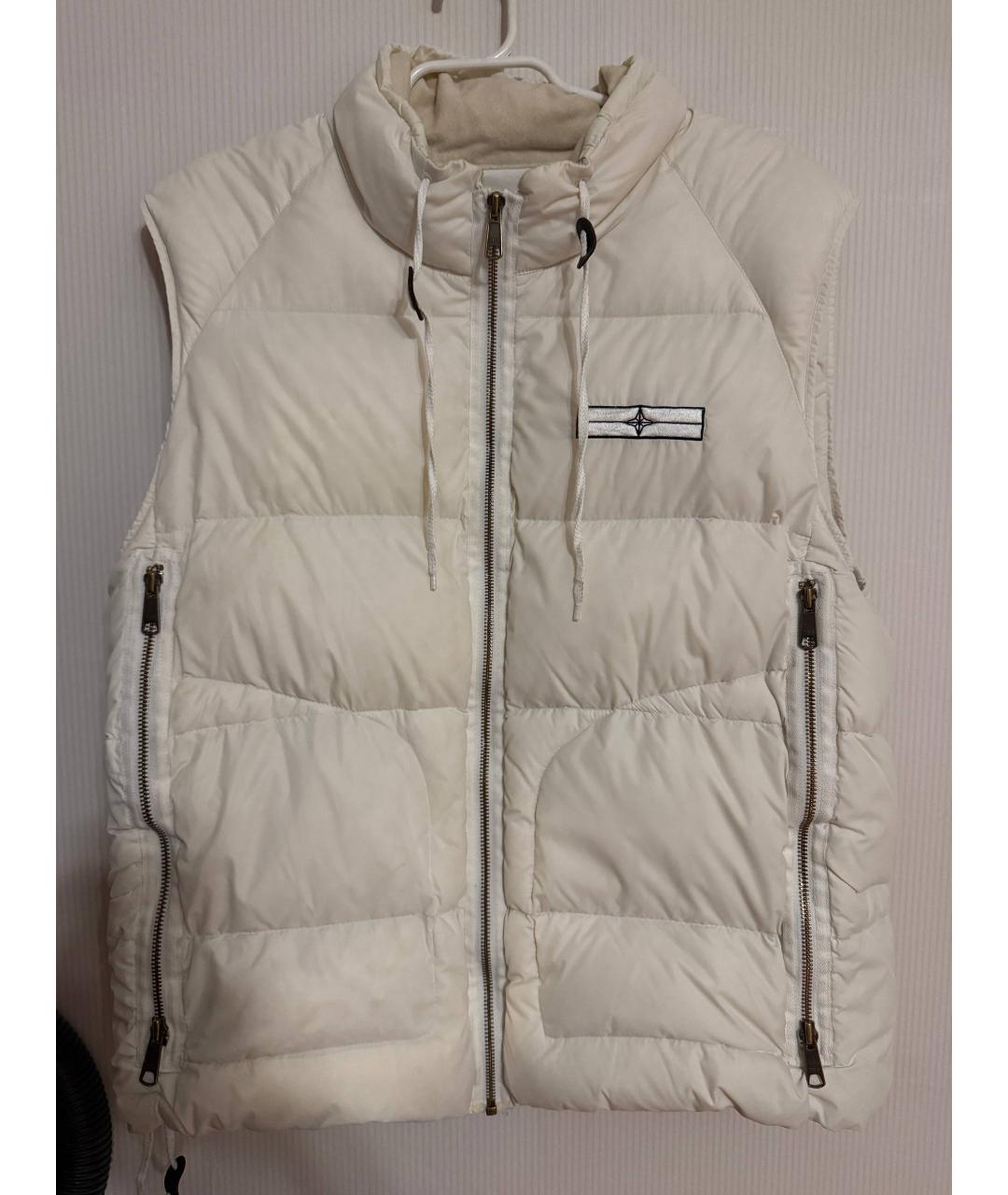 STONE ISLAND Белый жилет, фото 4