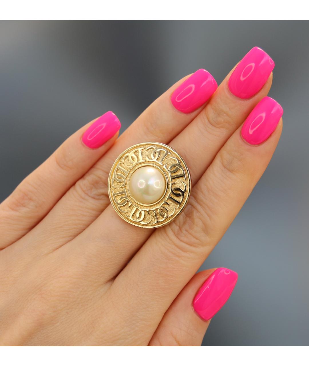 CHRISTIAN DIOR Золотая позолоченная булавка / брошь, фото 4